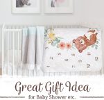 Milestone Blanket with 2 Placement Markers , Gender Neutral Baby Milestone , Baby Monthly Milestone , Baby Milestone Blanket , Baby Monthly Milestone Blanket , Baby Growth Chart Blanket (60"x40") - Image 3